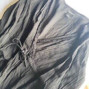 Black Dress Medium With Sleeves Short